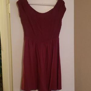 Maroon dress